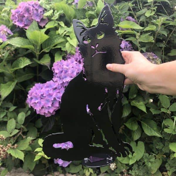 Black Cat With Base Plate