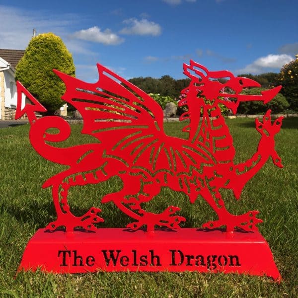 Welsh Dragon On Stand (Medium)